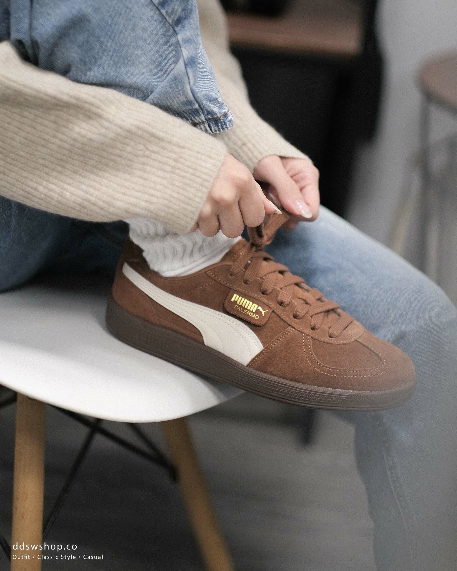 "代購" PUMA Palermo 棕色 金標 麂皮 男女鞋 396463-56