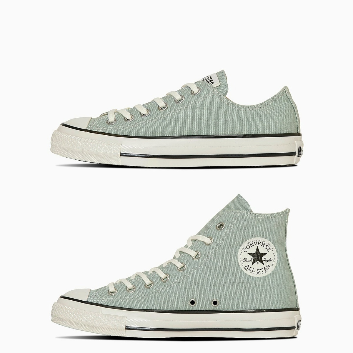 限時特價預購┃CONVERSE ALL STAR AGED HI 水洗 淺綠色 低筒 高筒