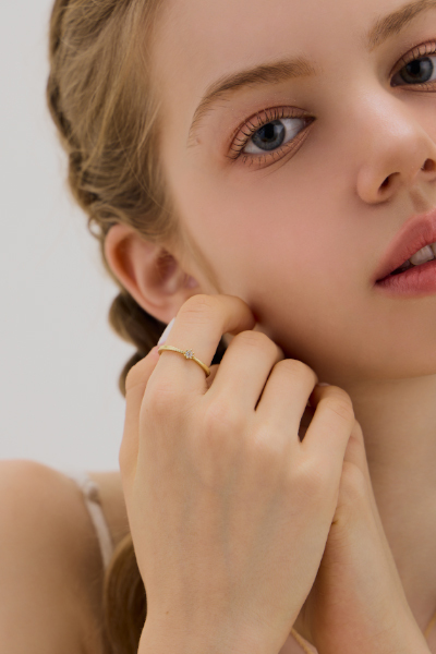 經典歐式單鑽戒指