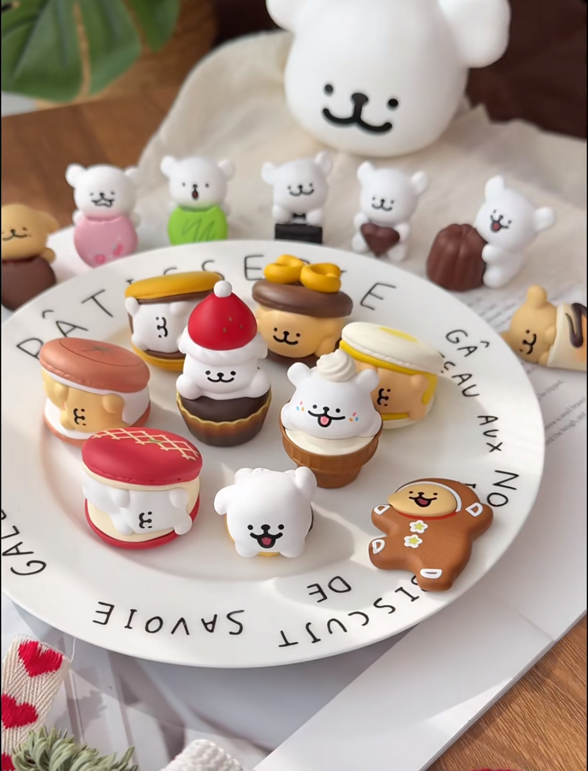 線條小狗 Maltese 馬爾濟斯 正版授權 小狗甜品屋 公仔 萌粒 馬卡龍 甜筒 棉花糖 巧克力 16+4款/預購