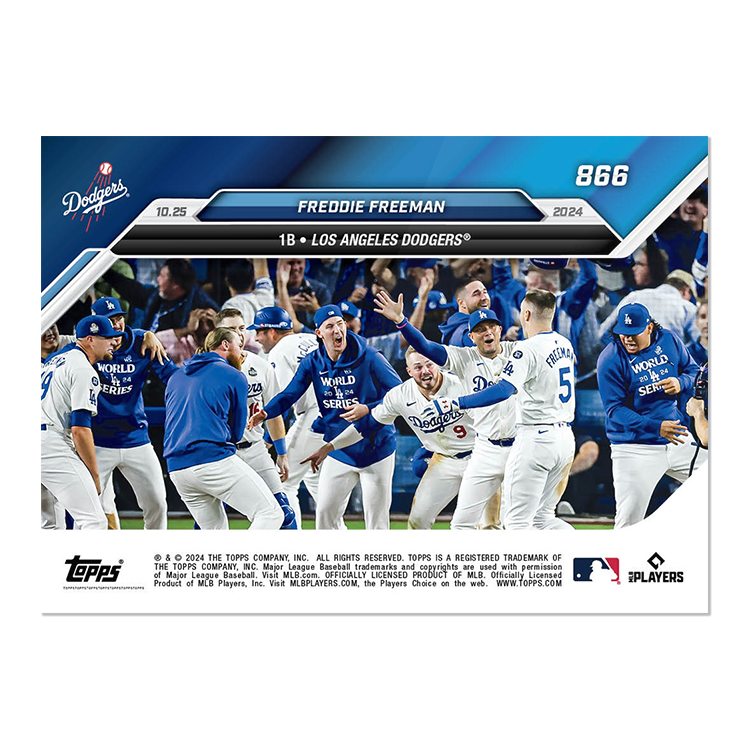 Freddie Freeman 2024 Topps NOW 球員卡 Card 866