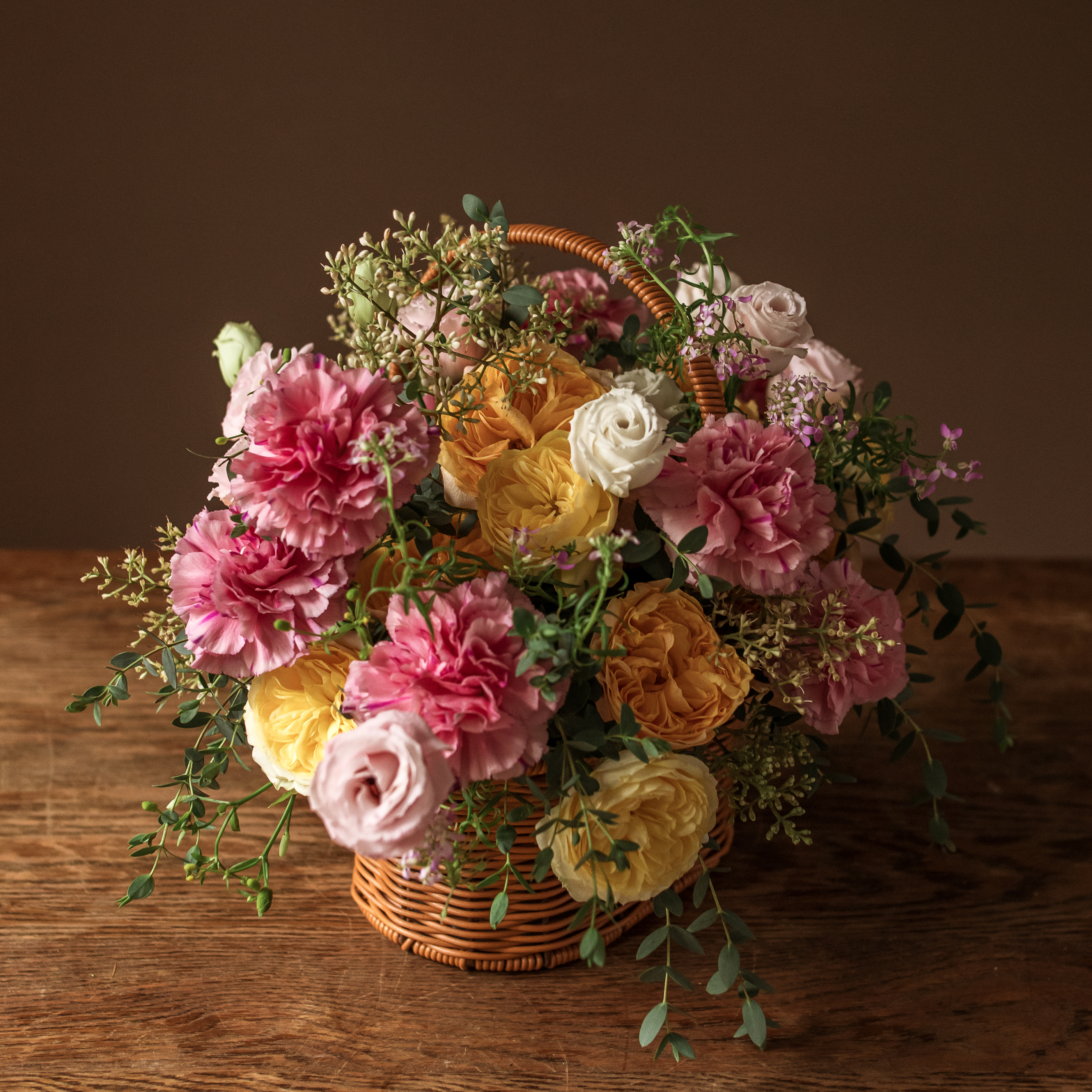 微光的油畫 | 花籃