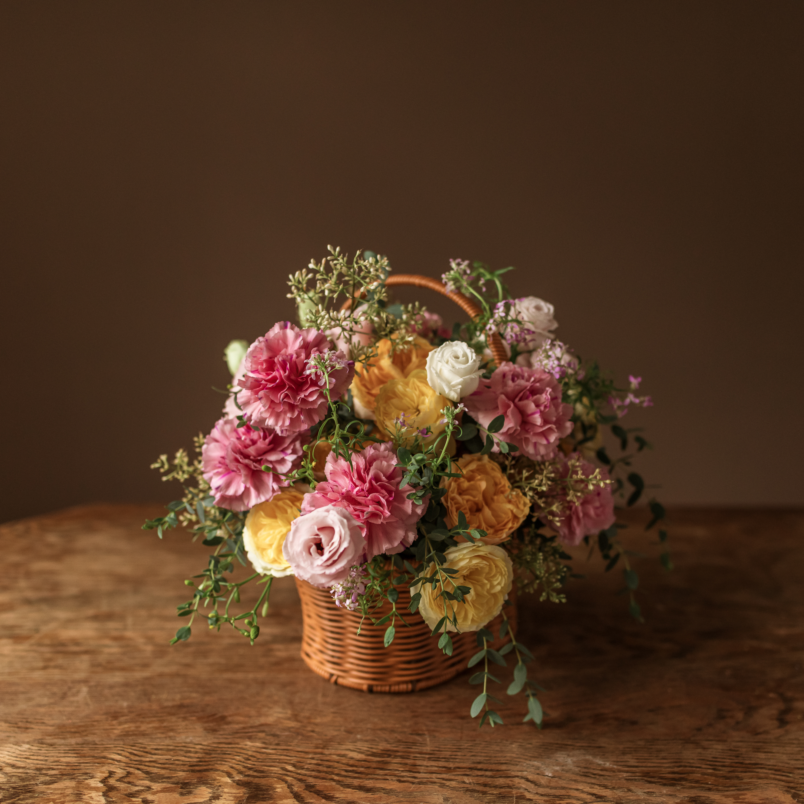 微光的油畫 | 花籃