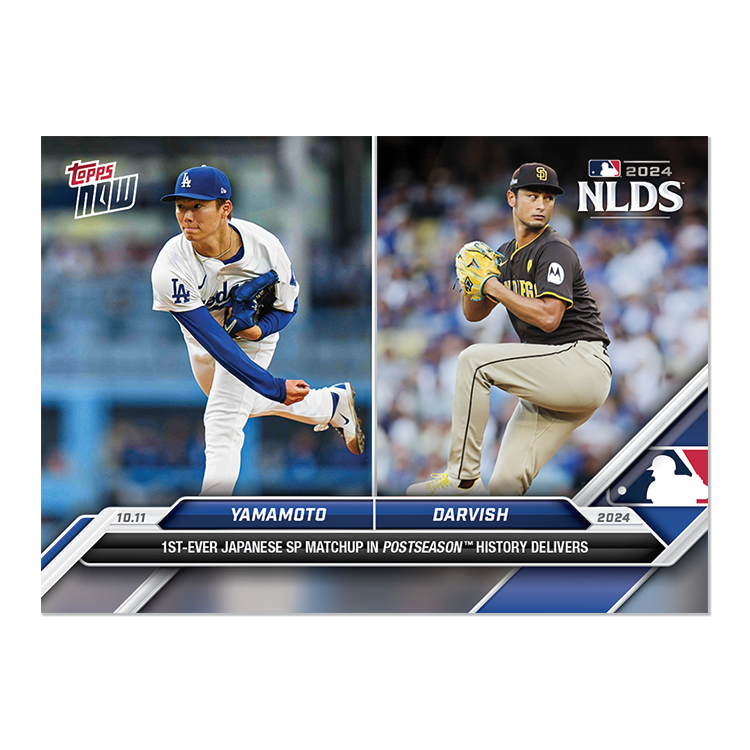 山本由伸/達比修有 2024 Topps NOW 球員卡 Card 825