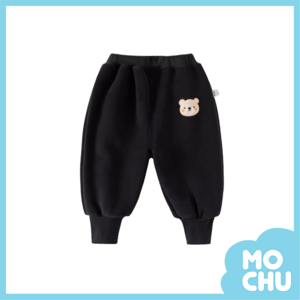 小動物搖粒絨加絨縮口長褲(六色)