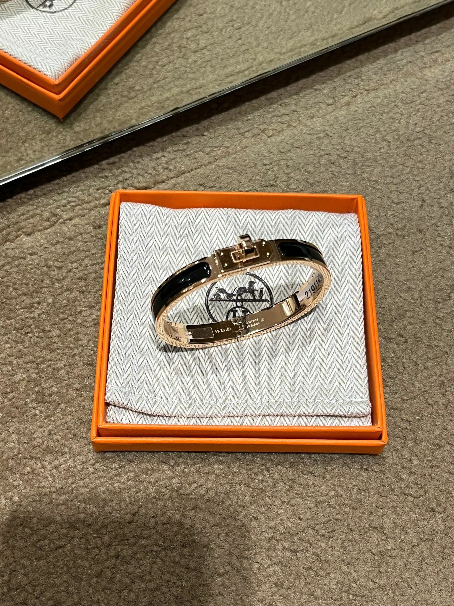 Mini clic kelly bracelet pm 89 noir CD