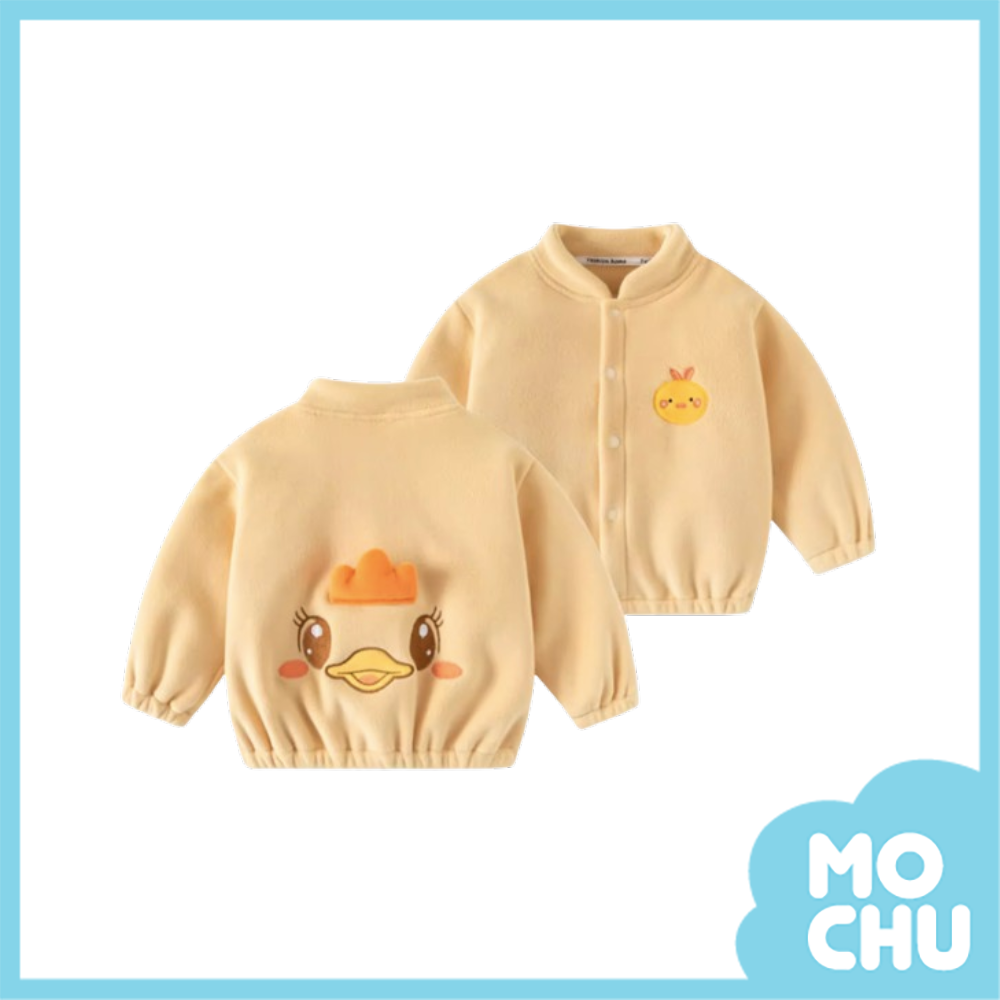 動物刺繡搖粒絨加厚外套(六色)