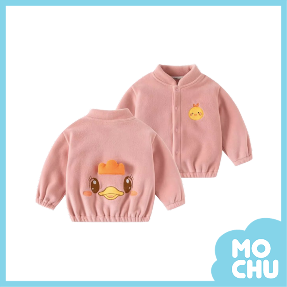 動物刺繡搖粒絨加厚外套(六色)