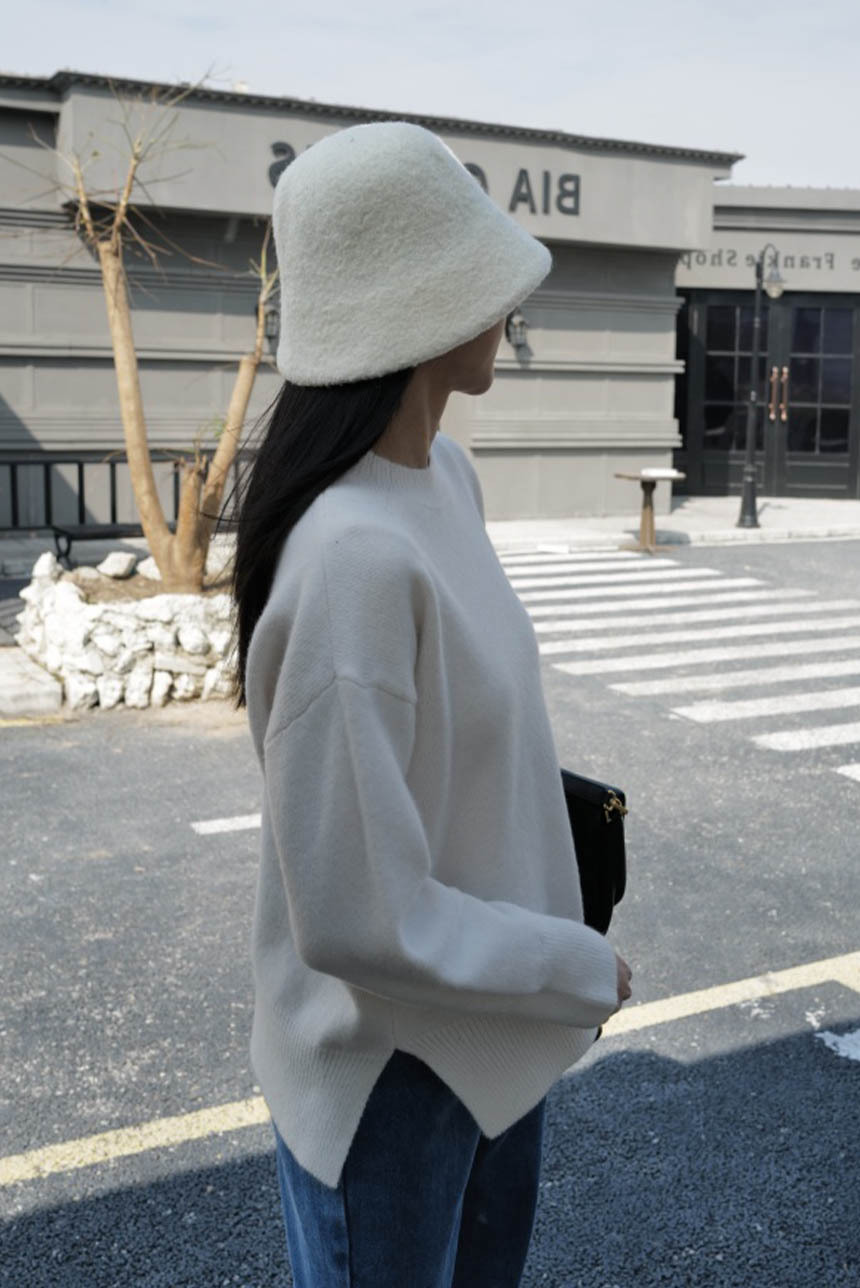 短版側開衩毛衣*3色