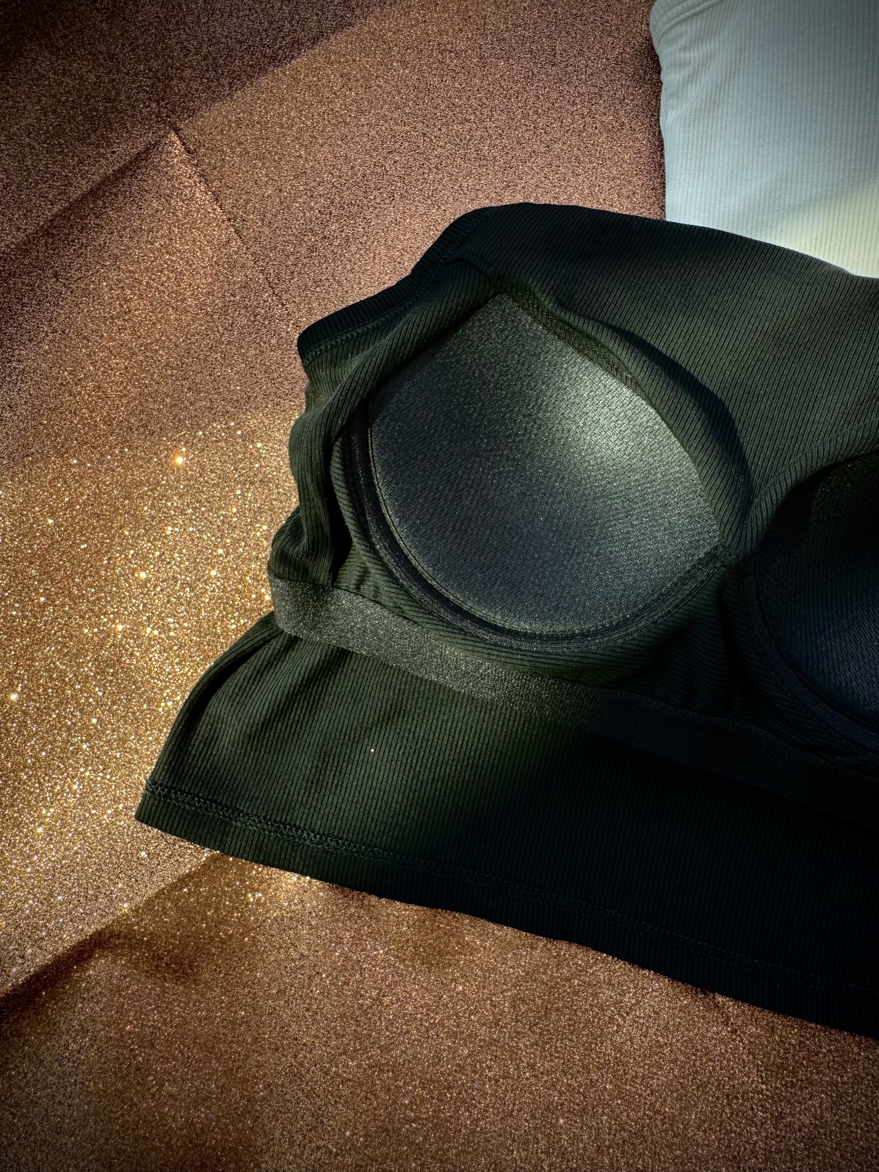 High Neck Rib Stretch Bra Tank Top_TP2412L17