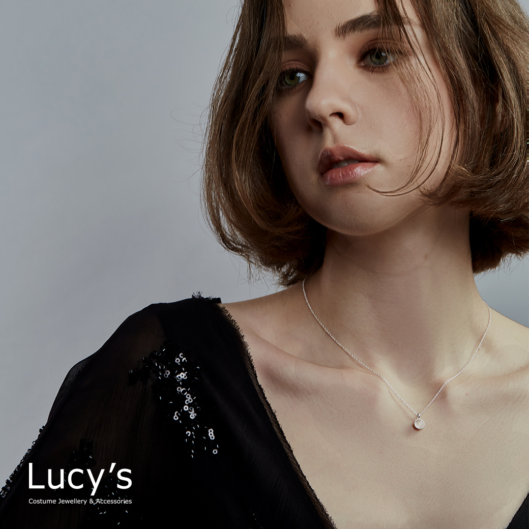 LUXURY 系列｜925純銀 晨露月光 項鍊 (113552)