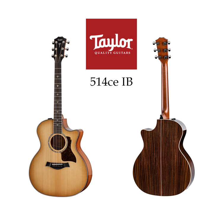 2025新版 Taylor 514ce IB Urban Ironbark 烘烤雲杉 單板 V-Class 電木吉他 ES-2拾音器