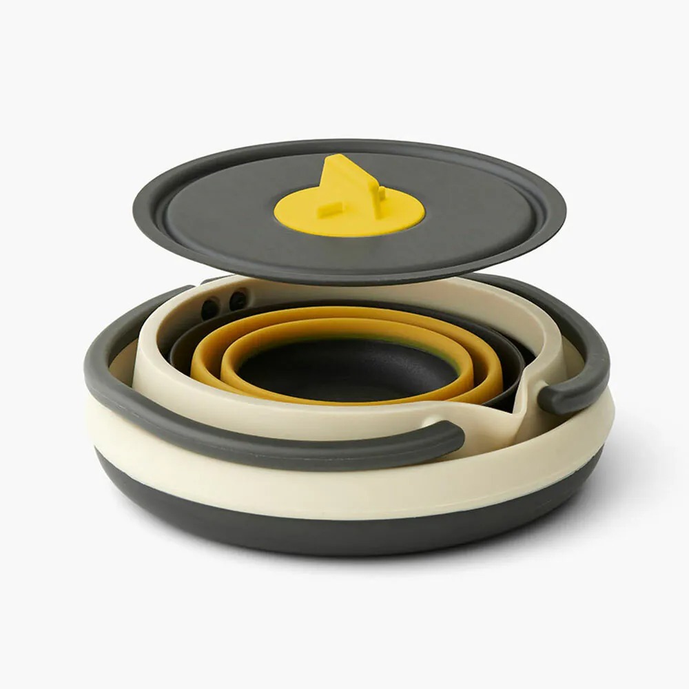 【Sea to Summit】Frontier 輕鋁折疊茶壺2人組-1.1L+雙杯 / STSACK025031