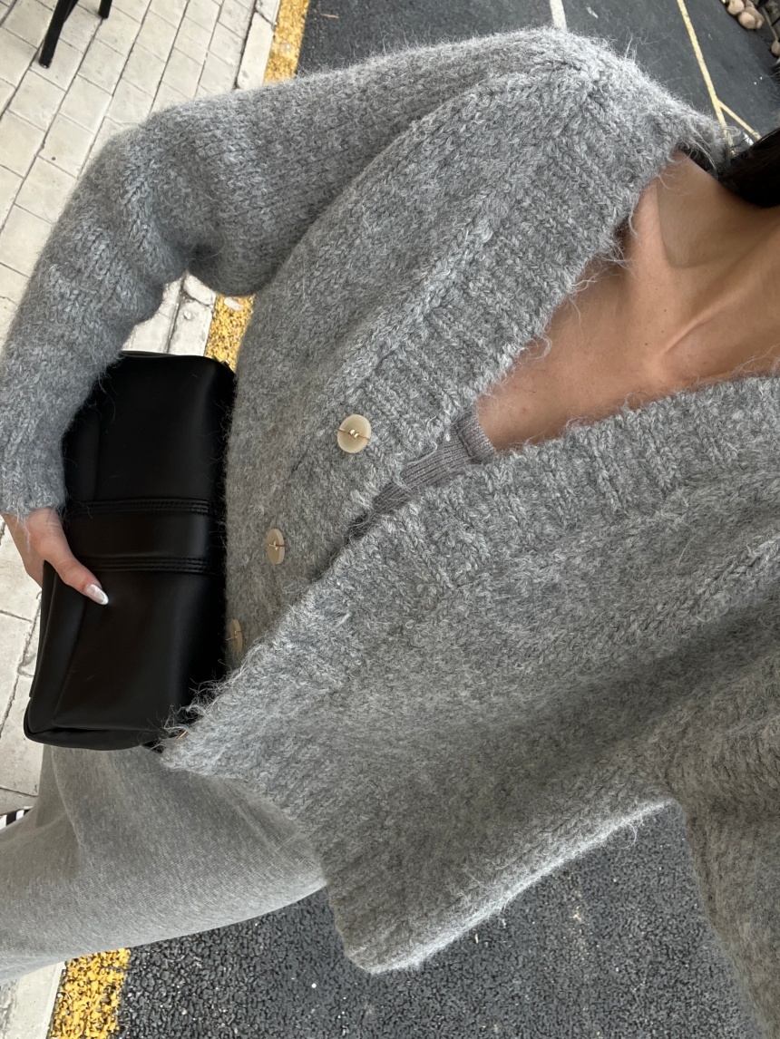 冰淇淋針織短版外套*4色