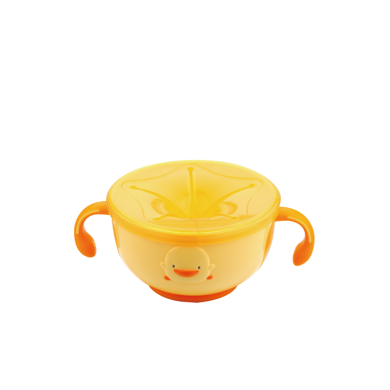 PiyoPiyo 黃色小鴨 防滑不易漏多功能碗