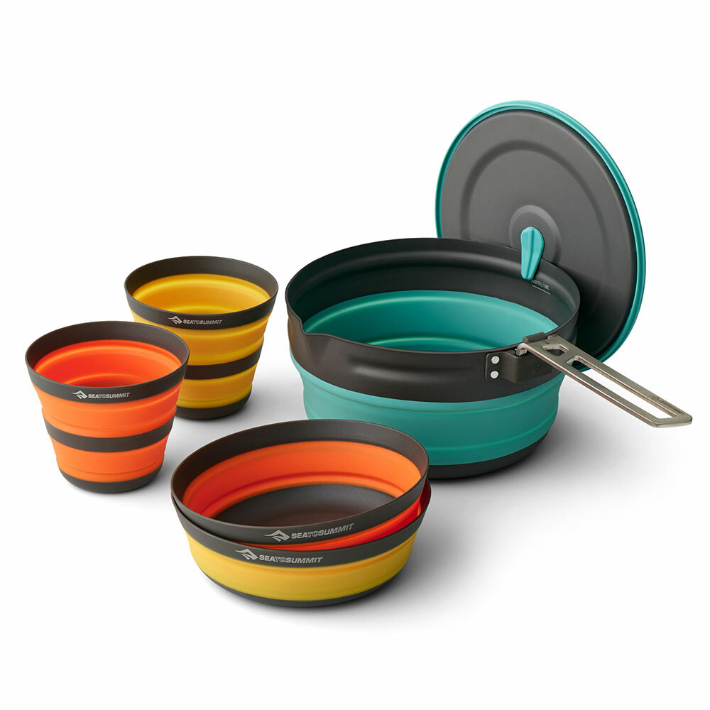 【Sea to Summit】Frontier 輕鋁折疊鍋2人組-2.2L+杯碗組 / STSACK026031