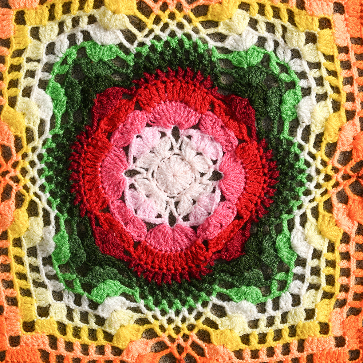 Vintage 早期手工針織毯