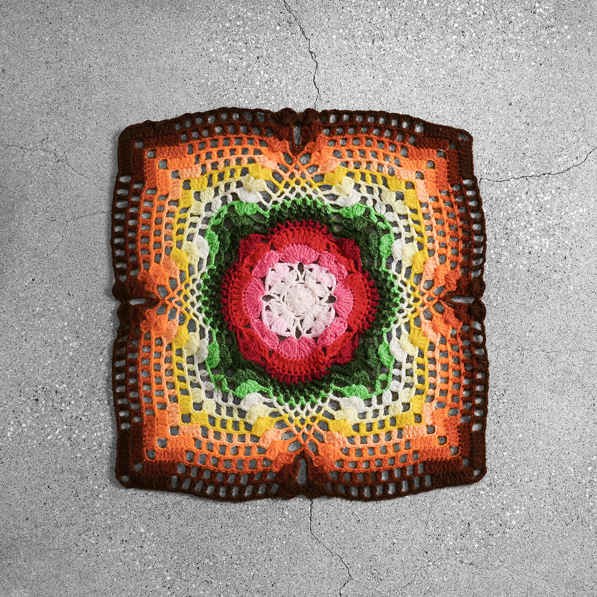 Vintage 早期手工針織毯