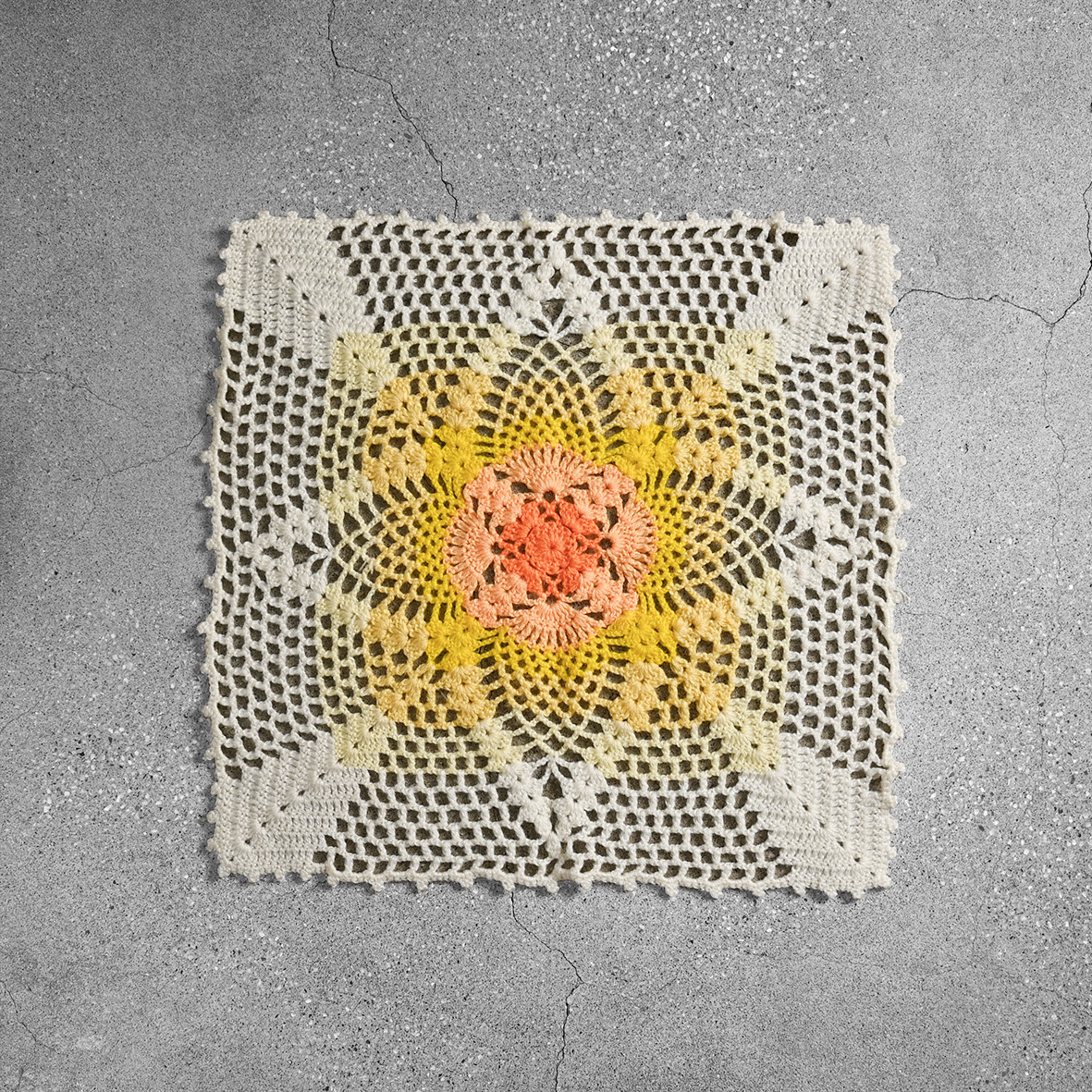 Vintage 早期手工針織毯