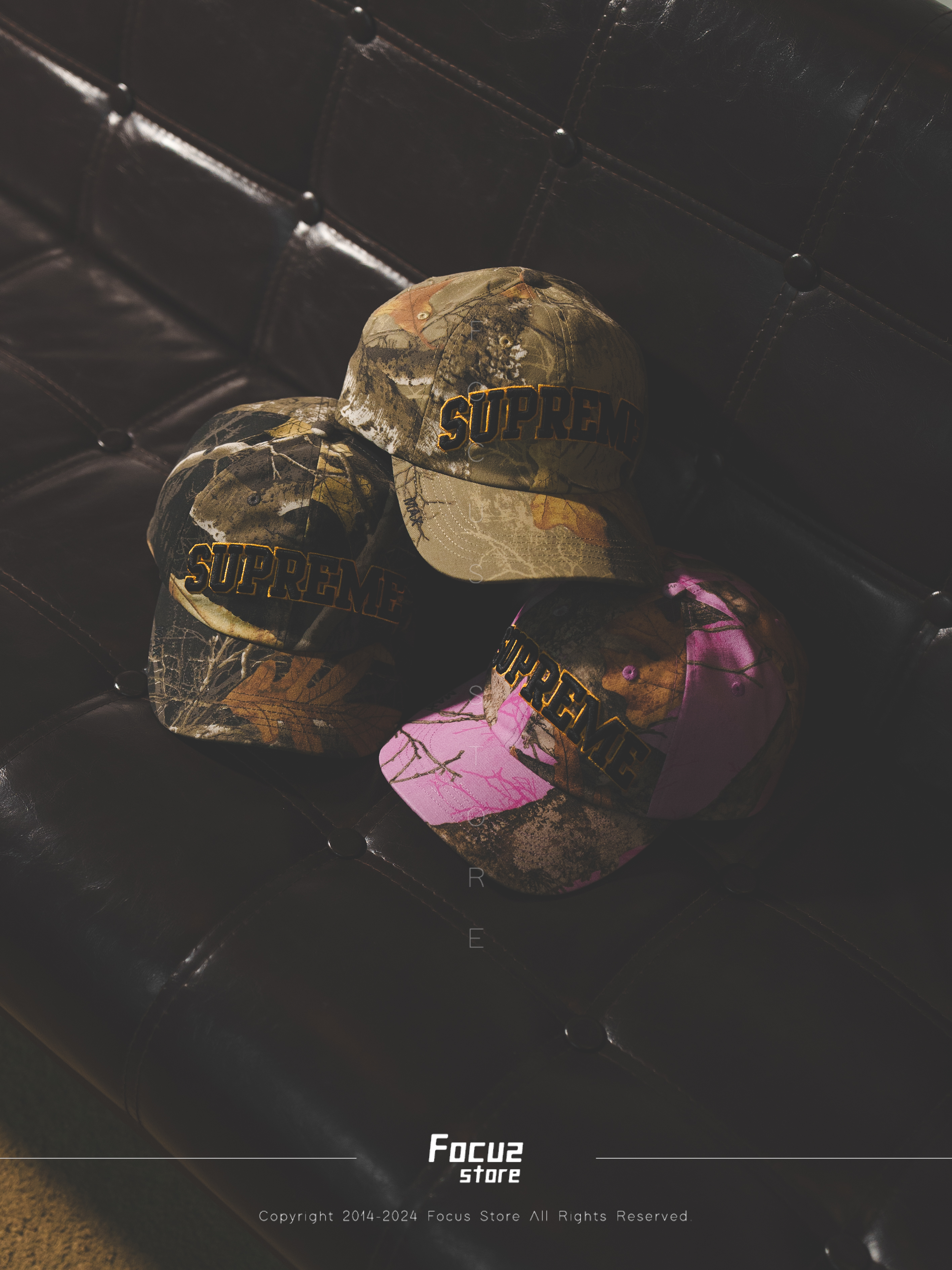 【Focus Store】預購 Supreme FW24 Week14 Difference 6-Panel 三色 枯葉 六分割帽 老帽