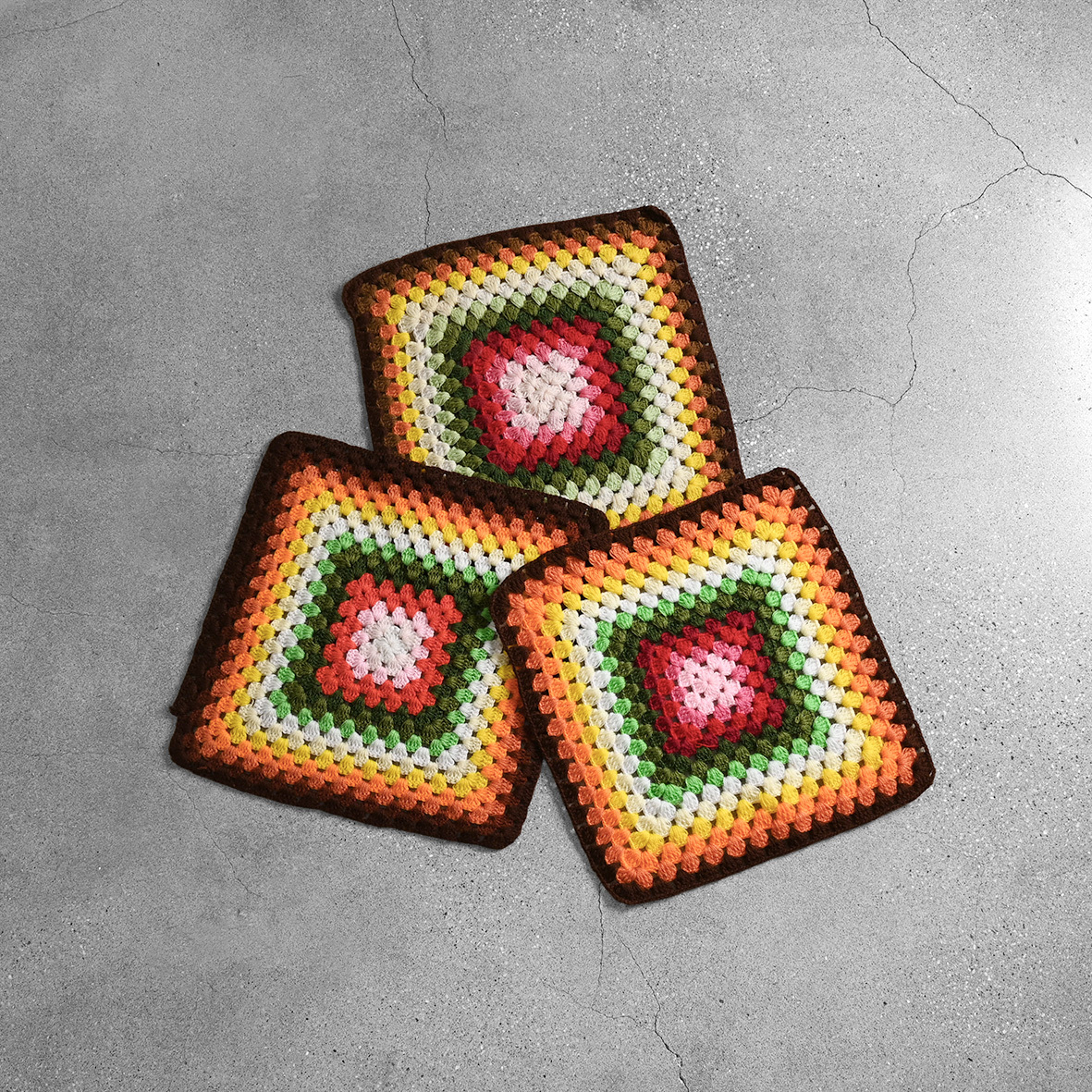 Vintage 早期手工針織毯