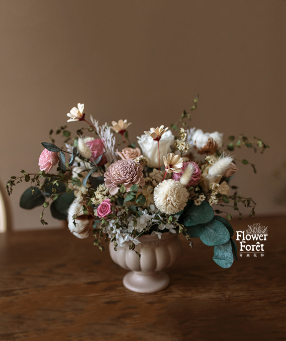 古典奶茶 | 桌花