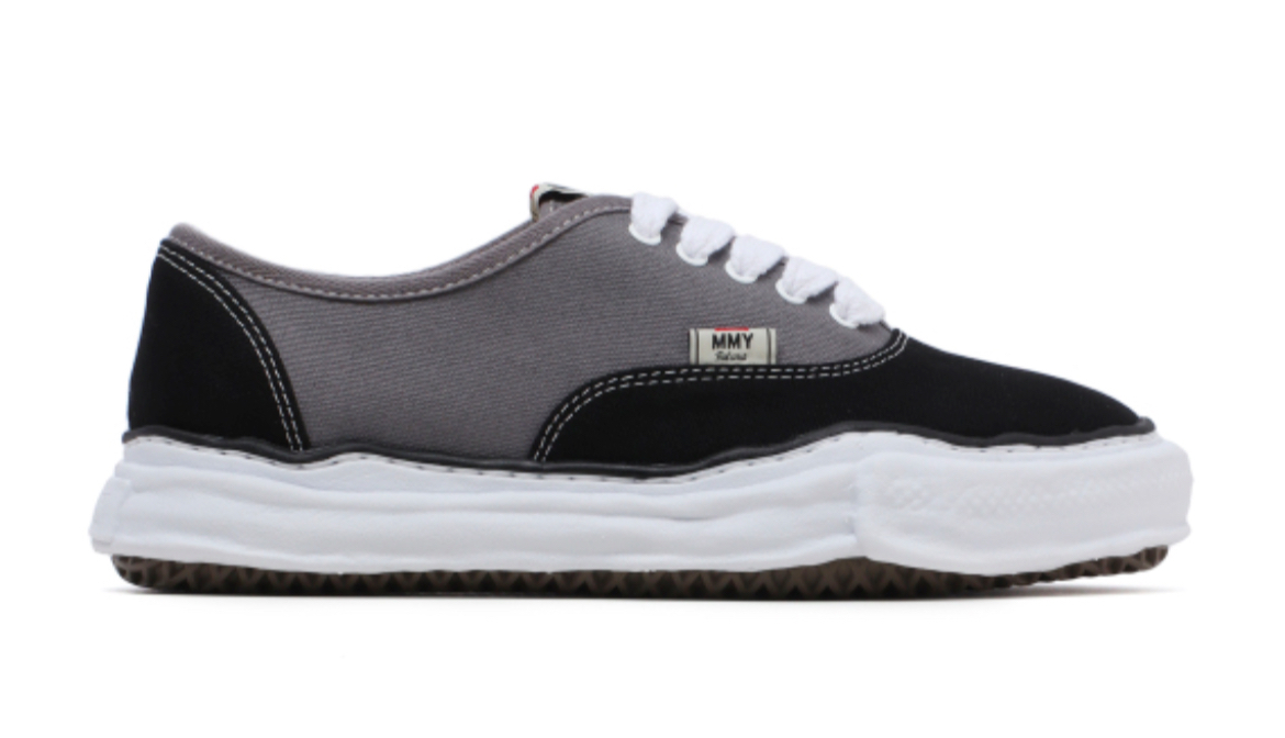 Maison Mihara Yasuhiro Baker OG Sole Canvas Low Black grey