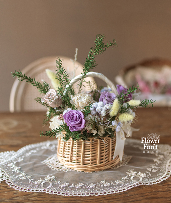 紫玫恆星 | 花籃