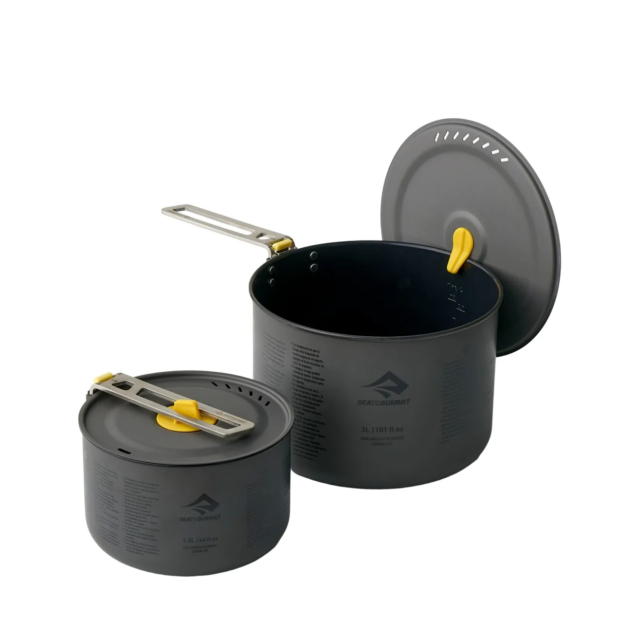 【Sea to Summit】Frontier 輕鋁不沾煮鍋2件組1.3+3L / STSACK027031