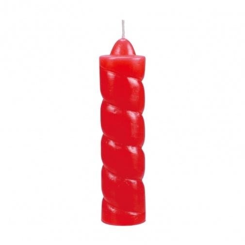 NPG Rope Flame Candle Small  - Red