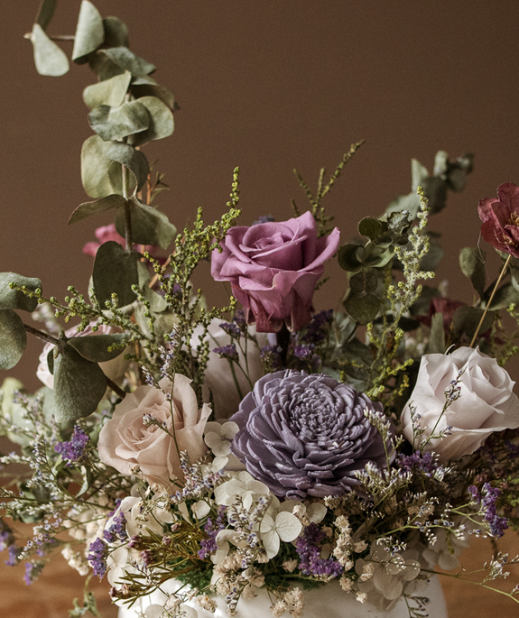 優雅小圓 | 桌花