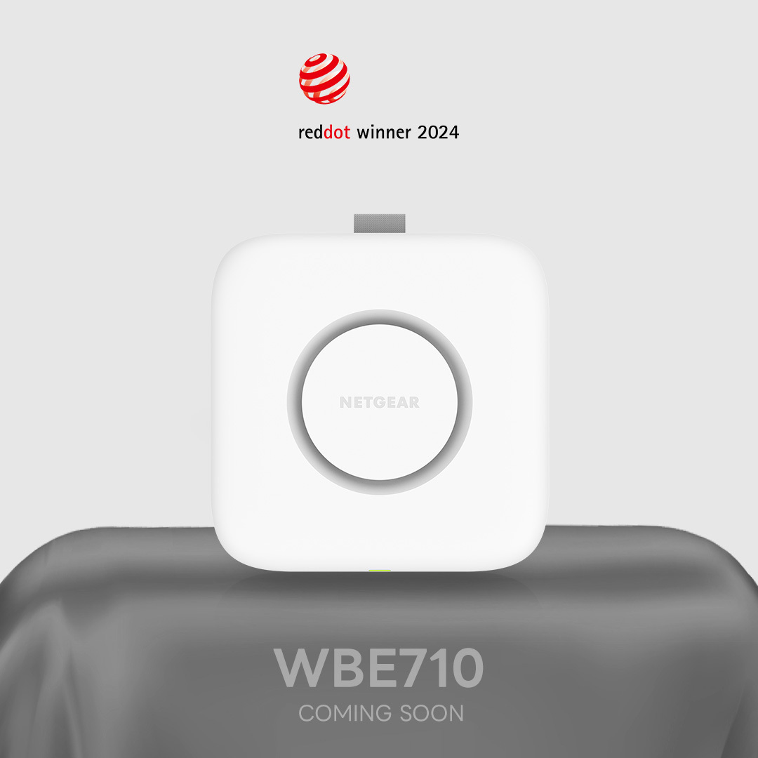 NETGEAR WBE710+MS105 商用三頻 Wi-Fi 7 無線AP + 2.5G 無網管交換器
