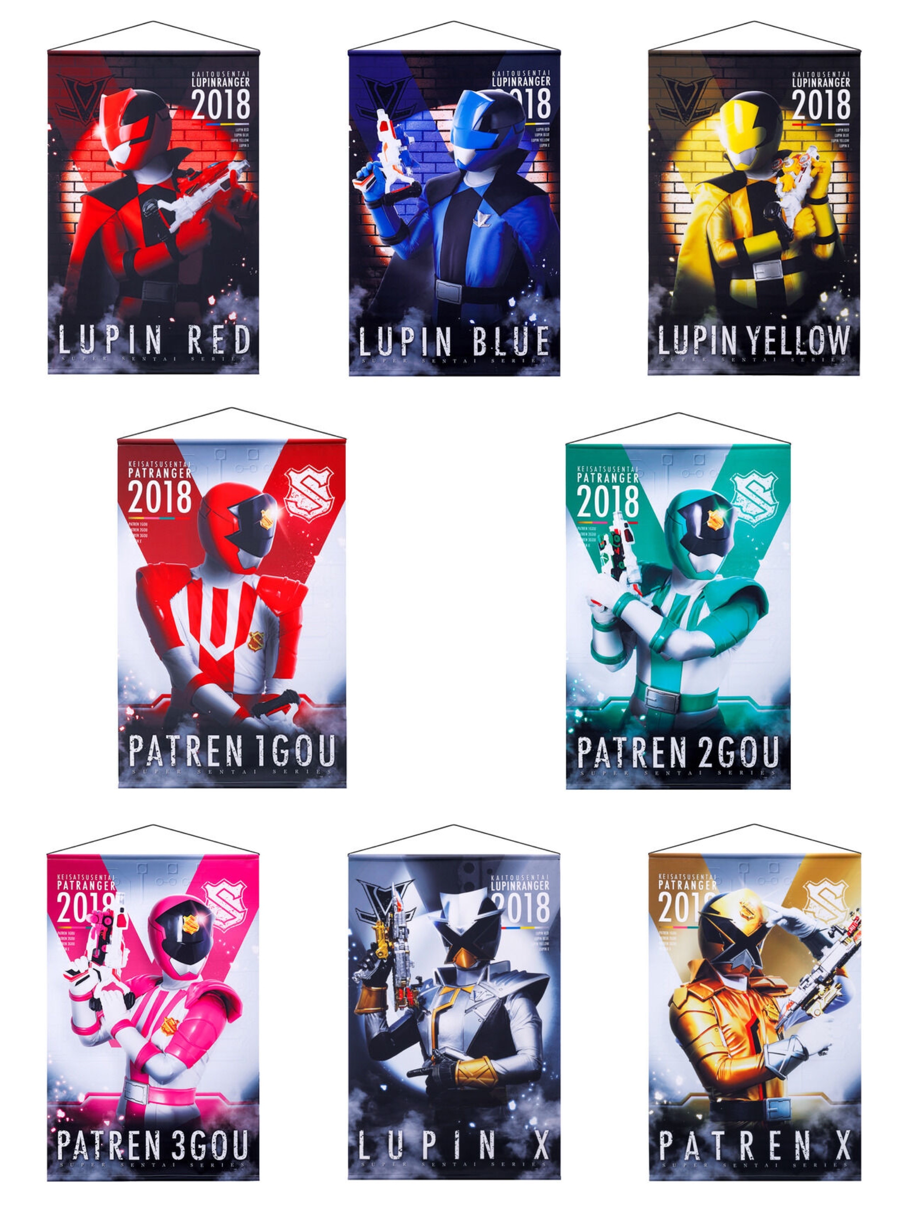 223564 Pbandai 預訂 2025/4月 快盗戦隊ルパンレンジャーVS警察戦隊パトレンジャー B2タペストリー