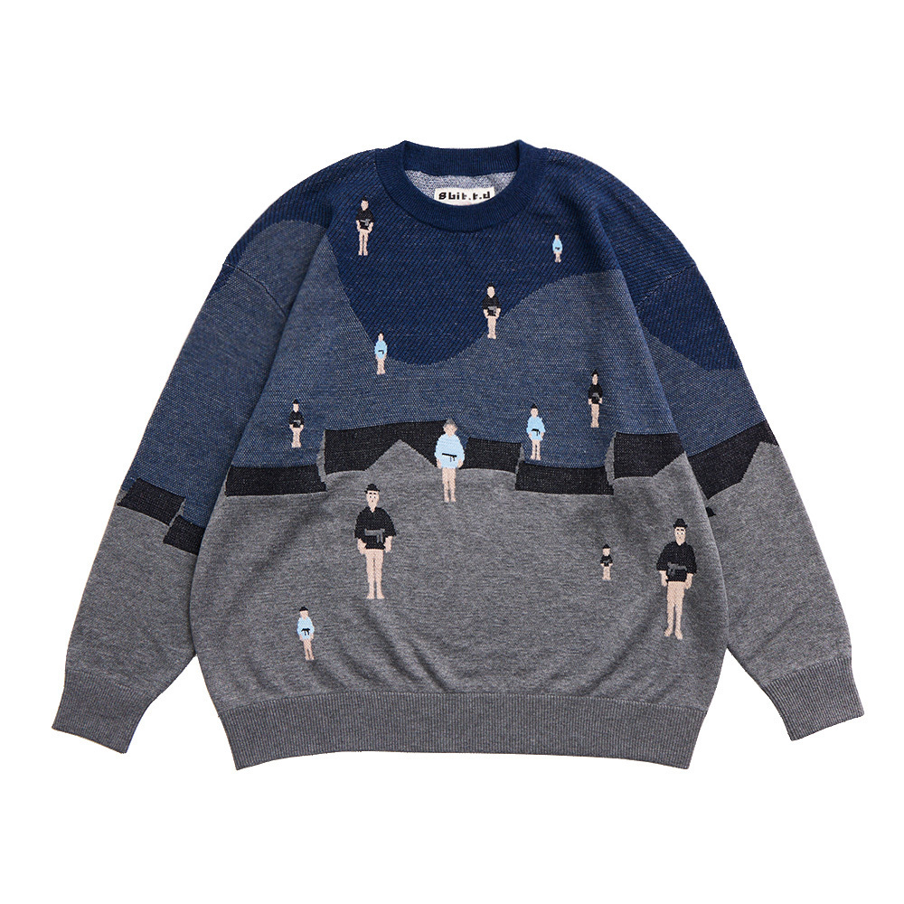 [Empty Cones] Uncle Rain Long-sleeves Top