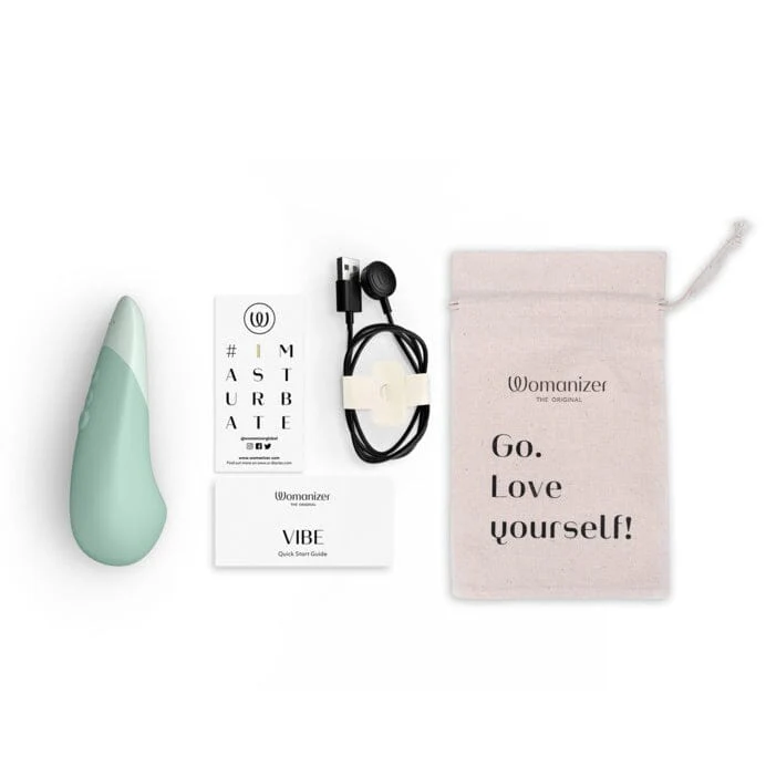 Womanizer Vibe UltraWave Clitoral Vibrator - Sage Green