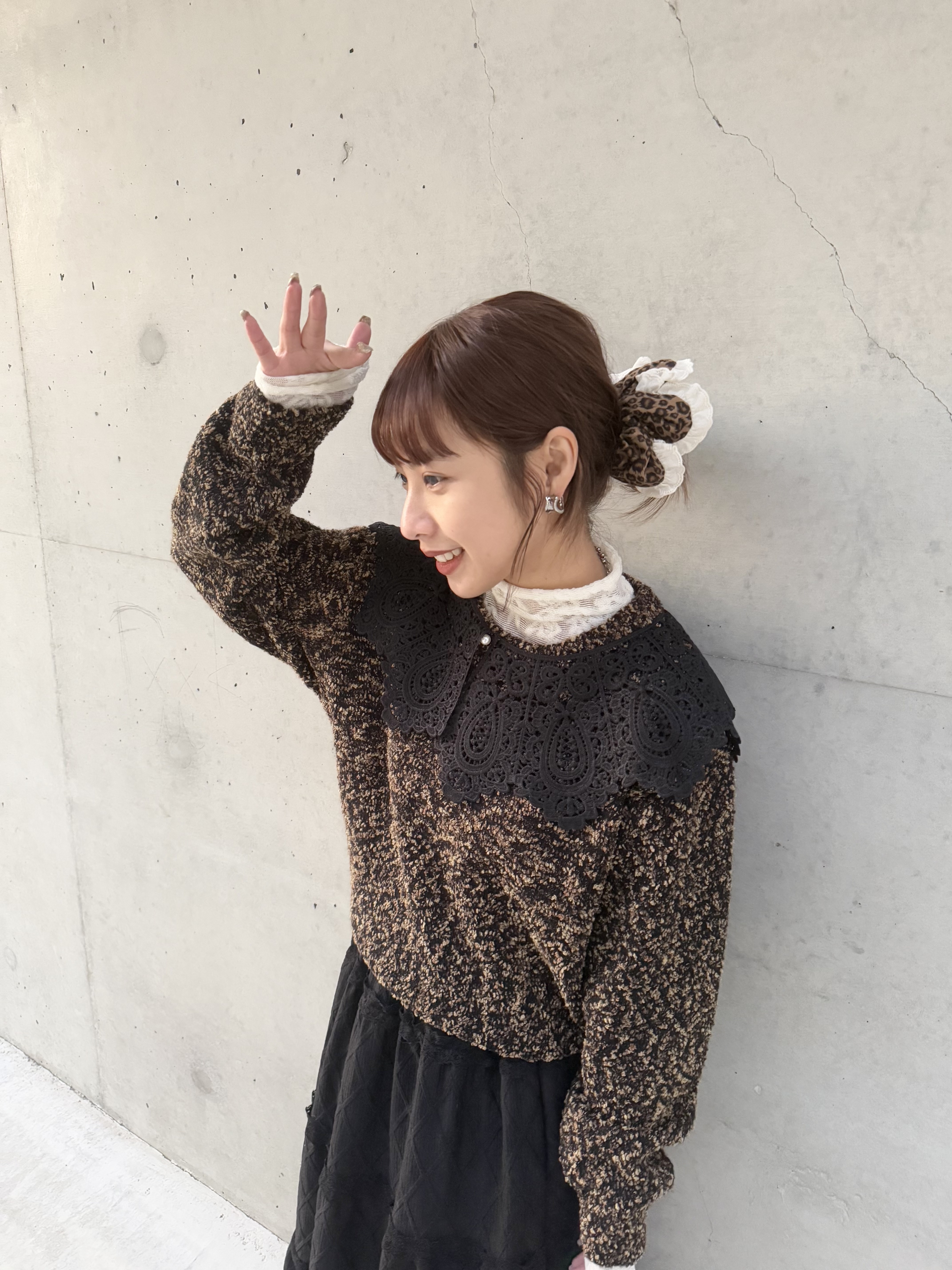 超美混色點點冷衫