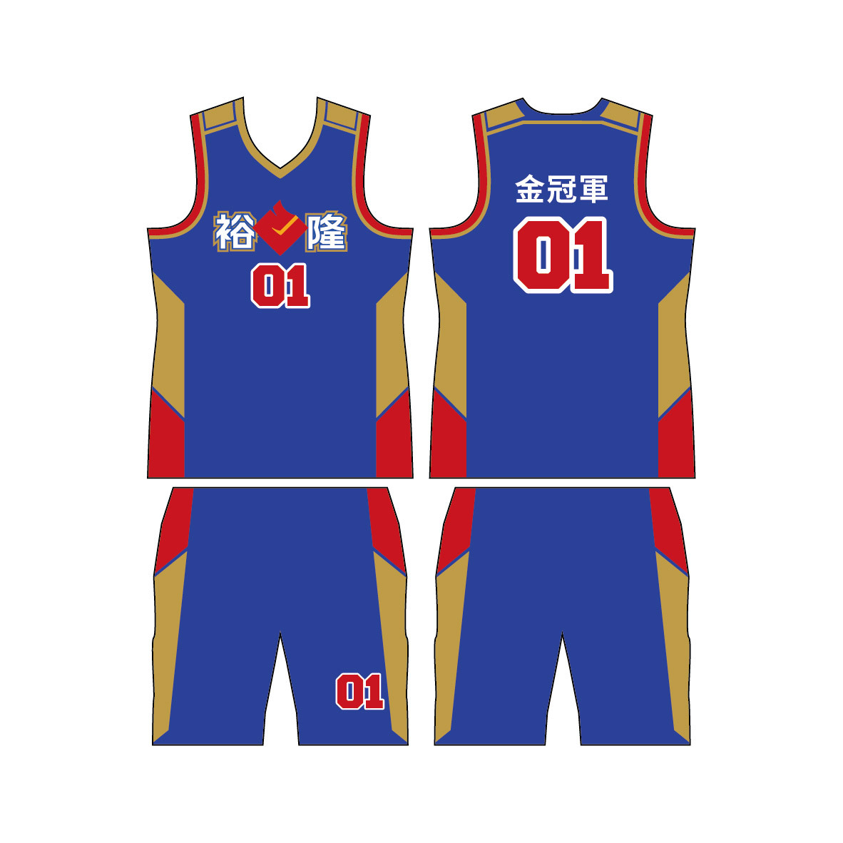 【DLIVE X 裕隆】球迷版球褲 (共2款) (預購款)