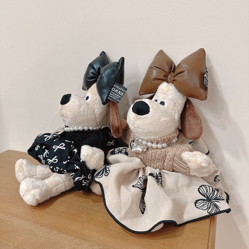 《12250》質感毛衣與裙裙23cm掌門狗