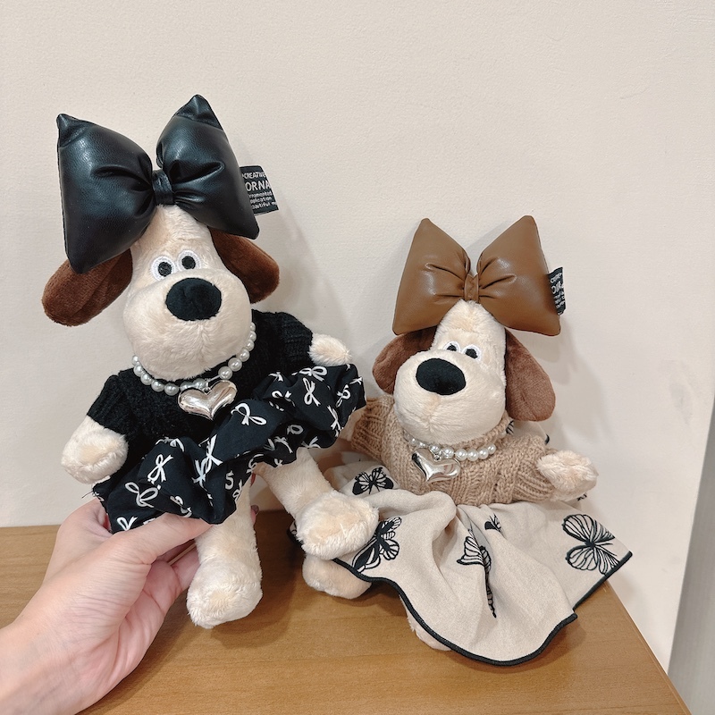 《12250》質感毛衣與裙裙23cm掌門狗