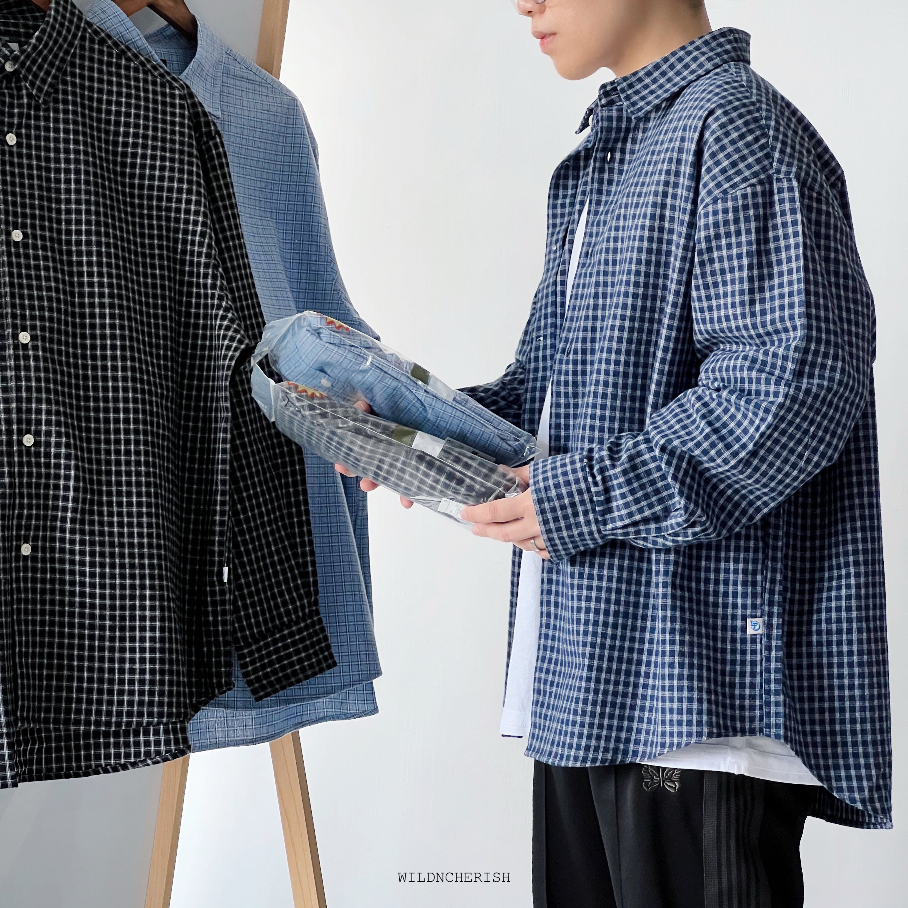 現貨 | Lawson x Freak's Store Relax-fit Instant Check Flannel Shirt 法蘭絨