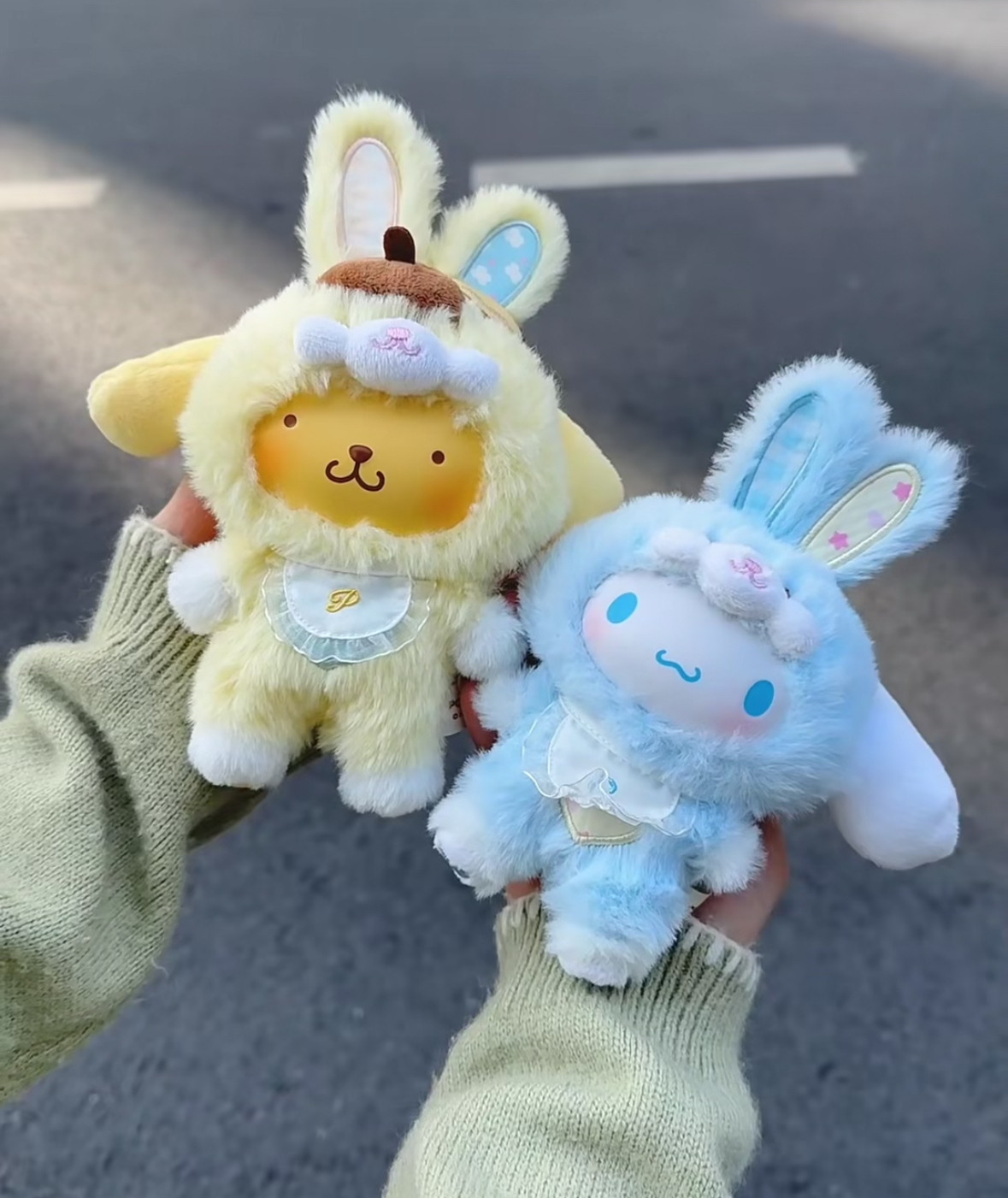 三麗鷗 正版授權 精靈兔系列 糖膠毛絨公仔 吊飾 公仔 盲盒 6款/預購