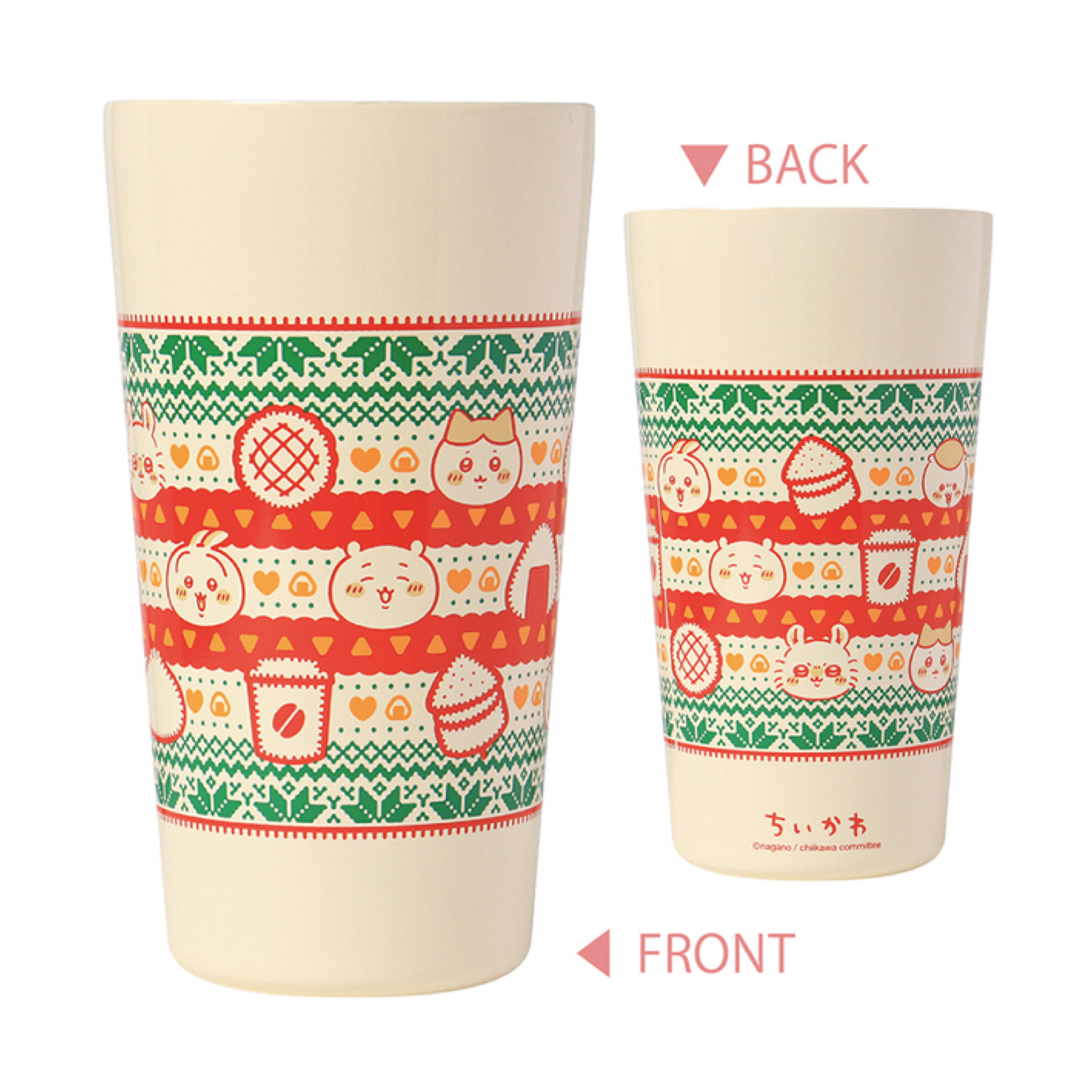 【現貨】7-11限定 Chiikawa毛衣圖案不鏽鋼杯