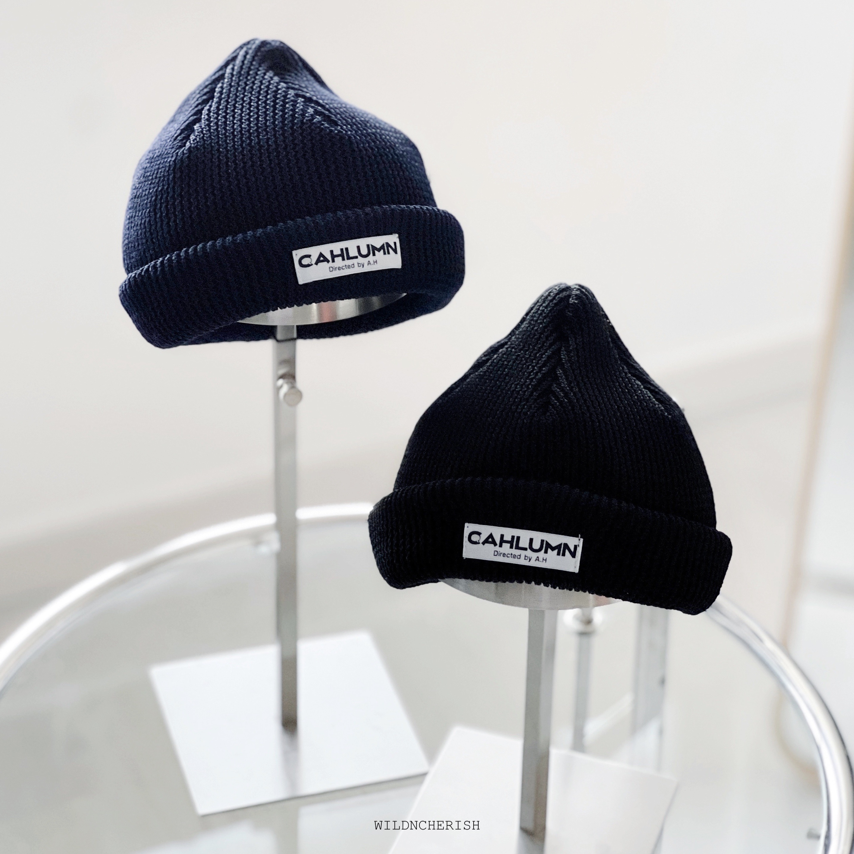現貨 | Cahlumn Straw Yarn Roll Knit Beanie 短冷帽