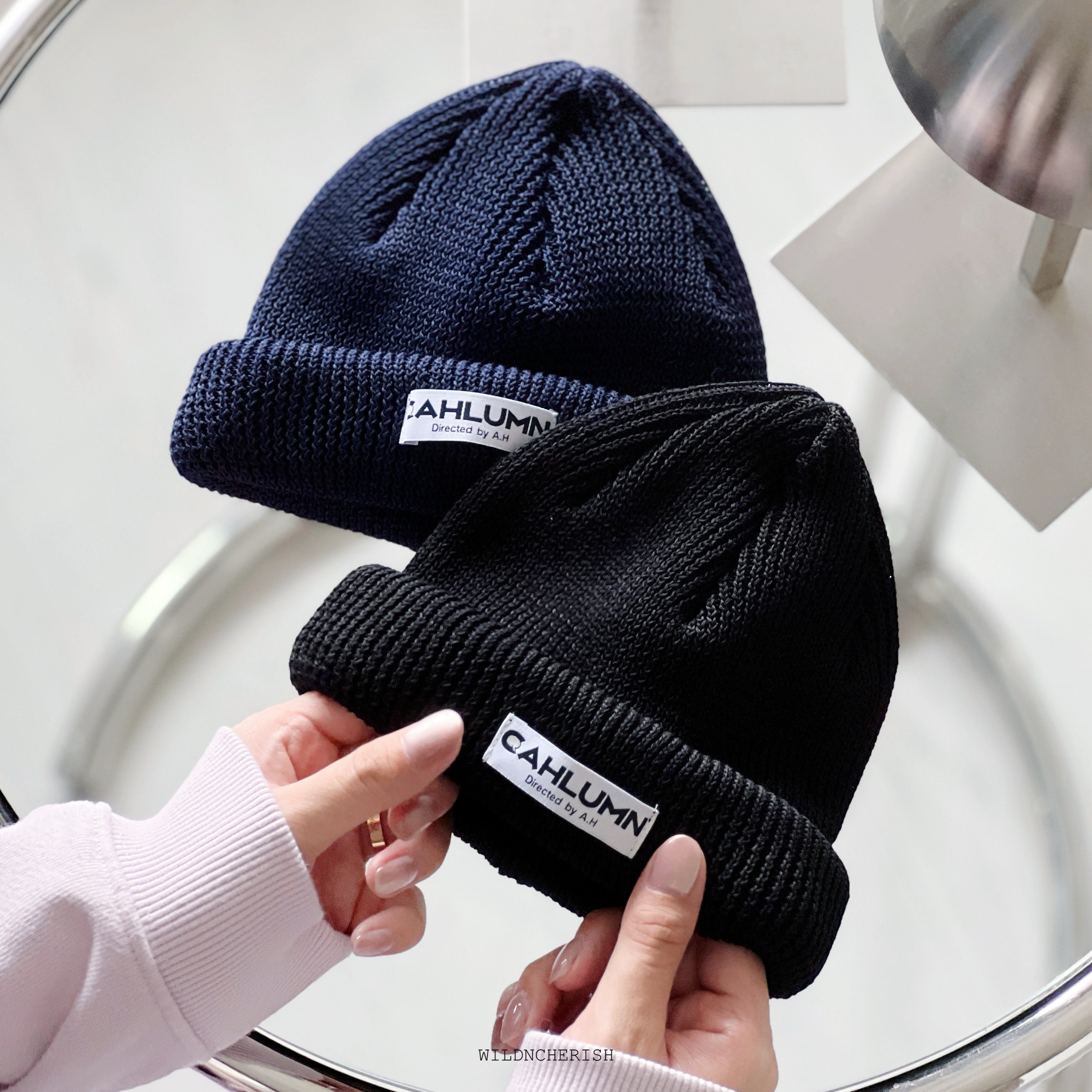 現貨 | Cahlumn Straw Yarn Roll Knit Beanie 短冷帽