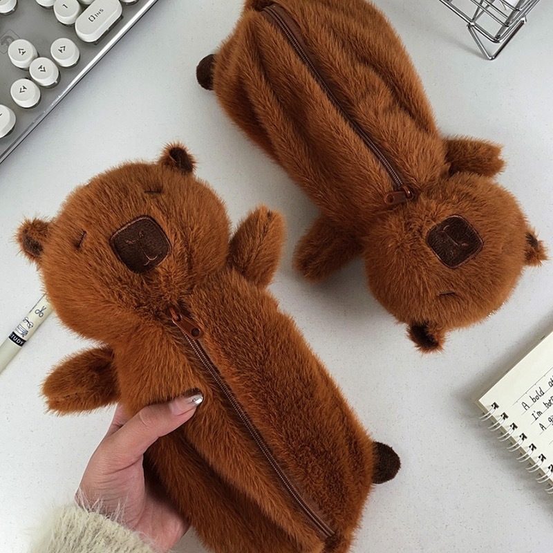 《12255》臉圓圓的水豚君筆袋