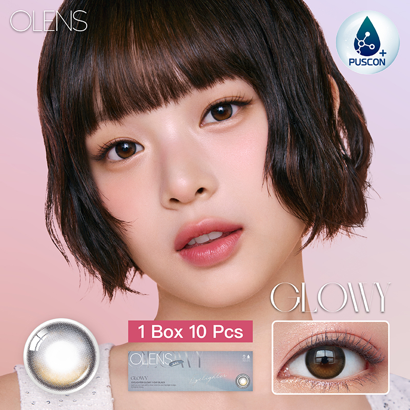 Olens - Eyelighter Glowy Black - 1Day - 10Pieces