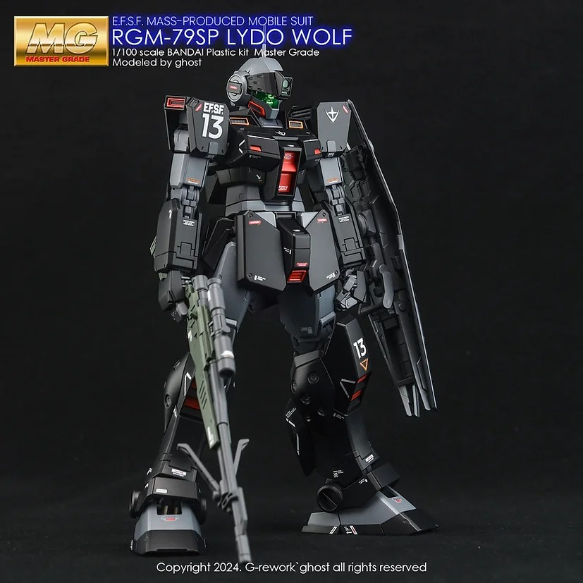 [MG] RGM-79SP GM SNIPER 2 [ LYDO WOLF ]