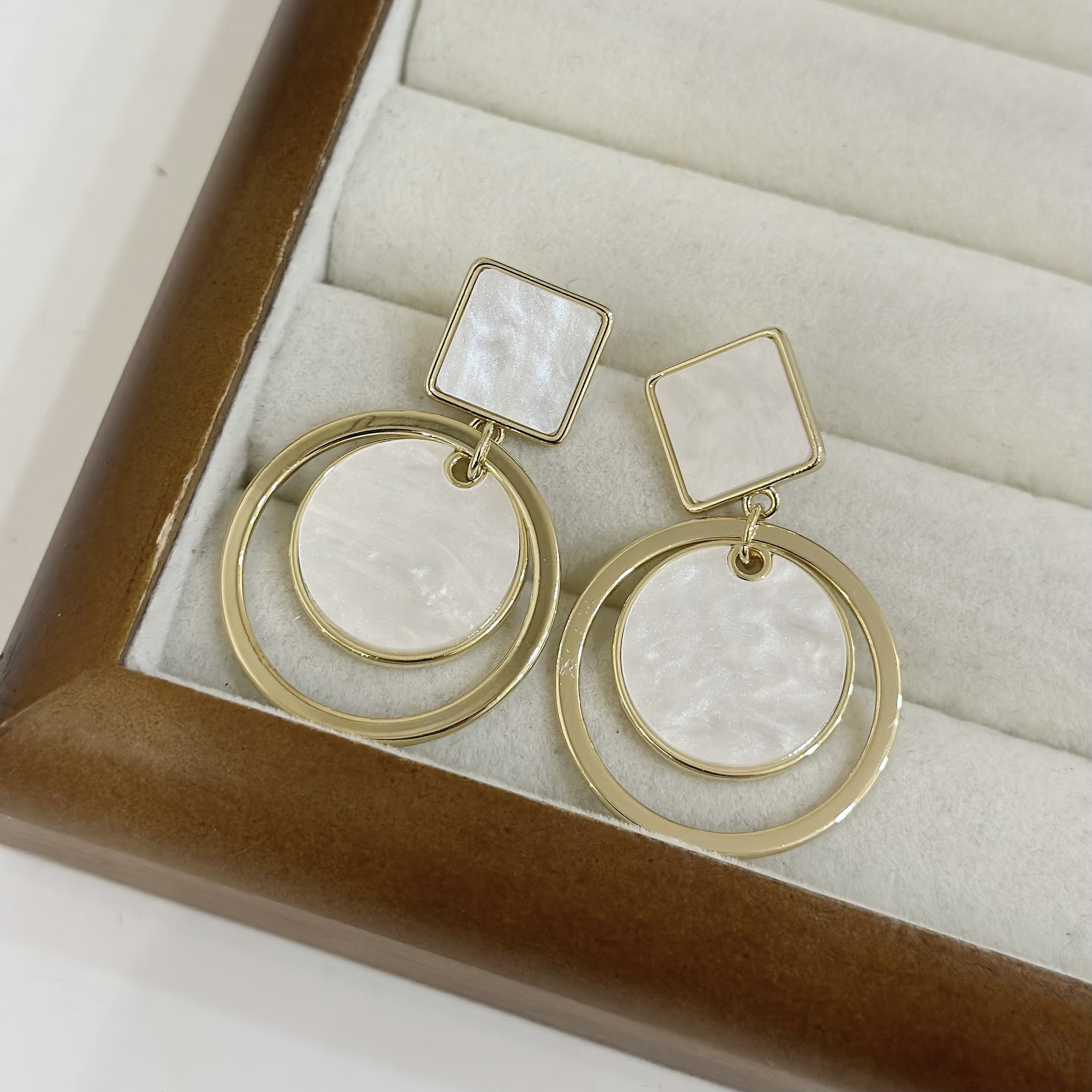 70貝殼方塊圓形垂吊