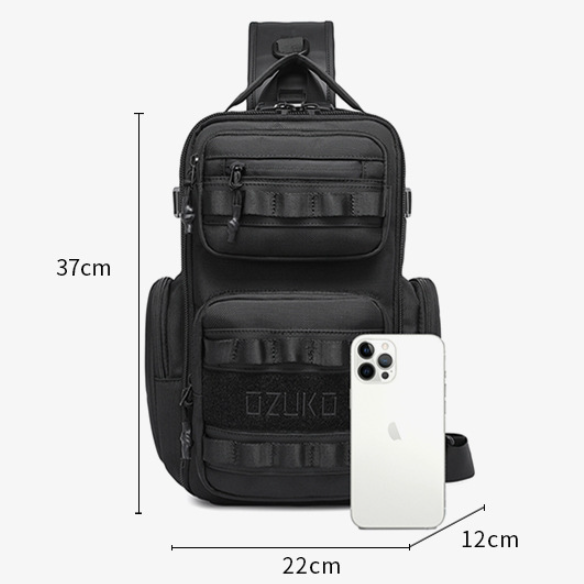 密碼鎖設計｜幽影系列Nova直立密碼鎖設計單肩包【BGWSW12】