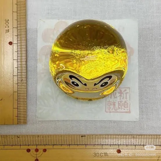 【預購】J1225904 金琉璃達摩 吉祥擺件